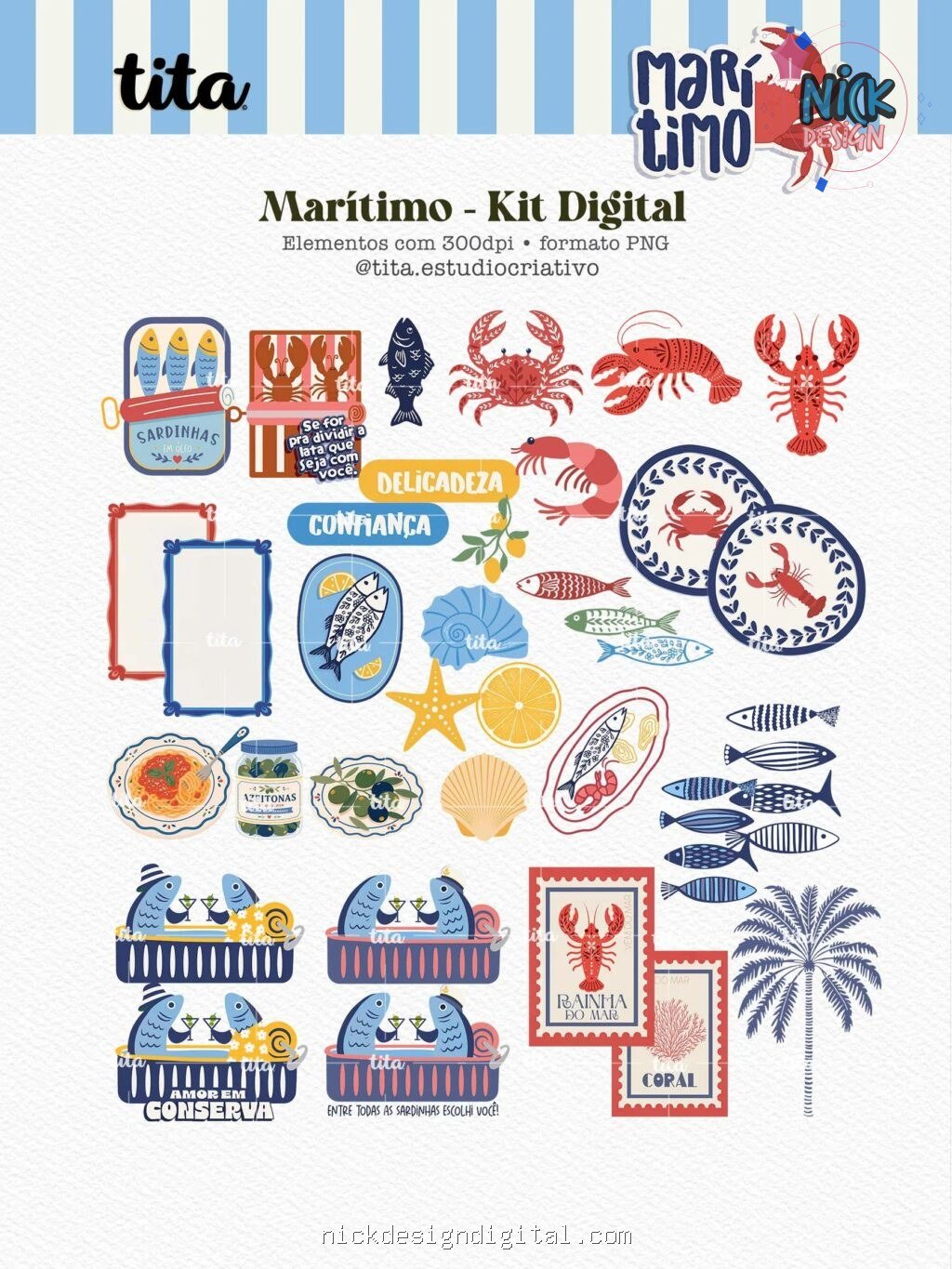 Maritimo - Combo Ilustrações (Tita) - Imagem 8