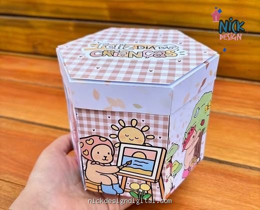 Caixa Sextavada Bobbie Goods | Stitch - Dia das Crianças - Imagem 1