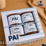 Caixa Browniw 5x5cm - Dia dos Pais