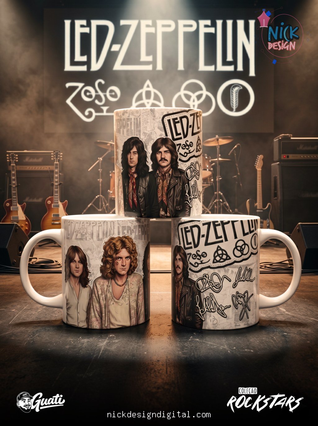 Rockstars Vol. 1 - Artes para Canecas - Imagem 8