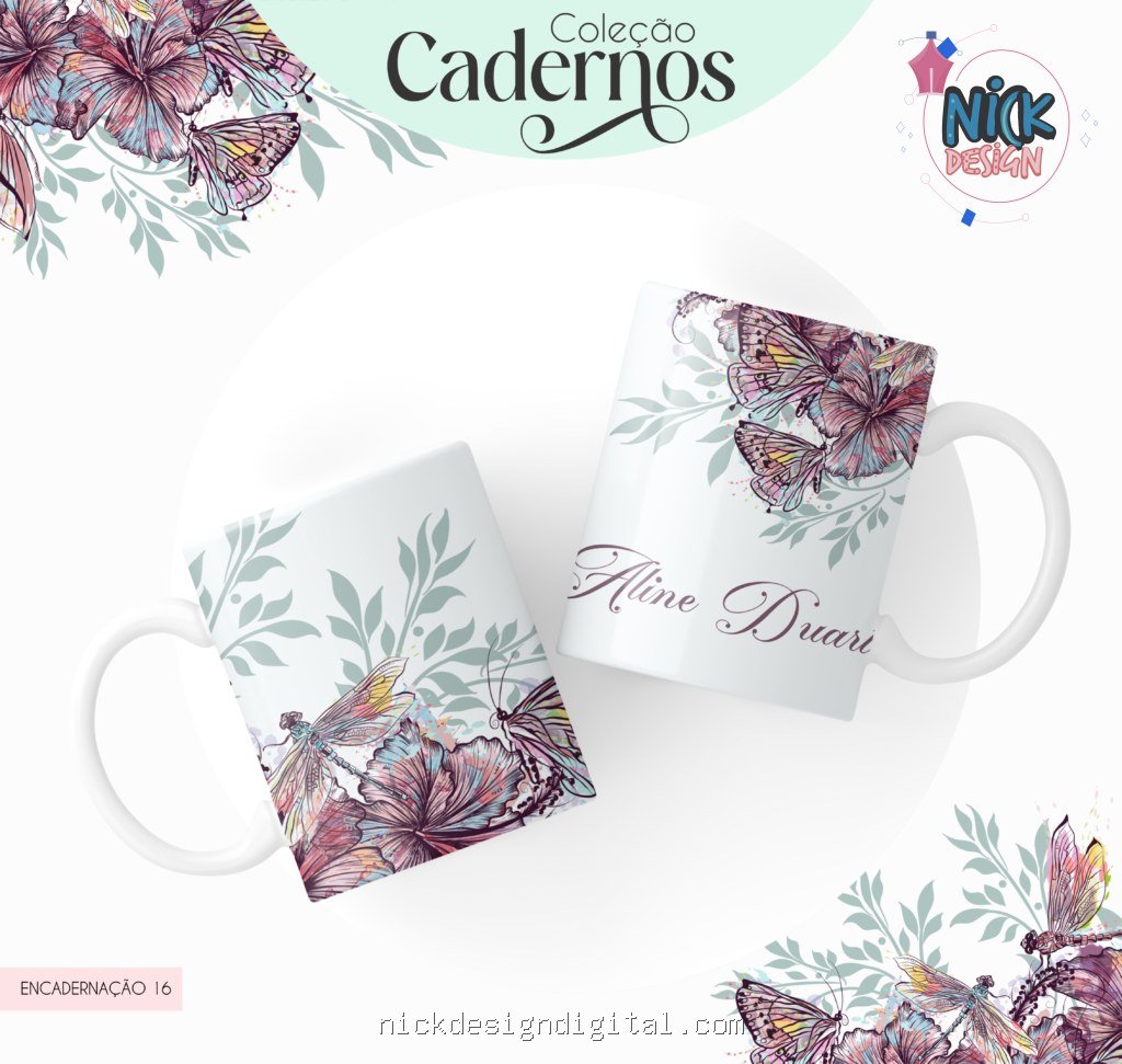 Caderno Floral Verde (Lina Criativa) - Imagem 2
