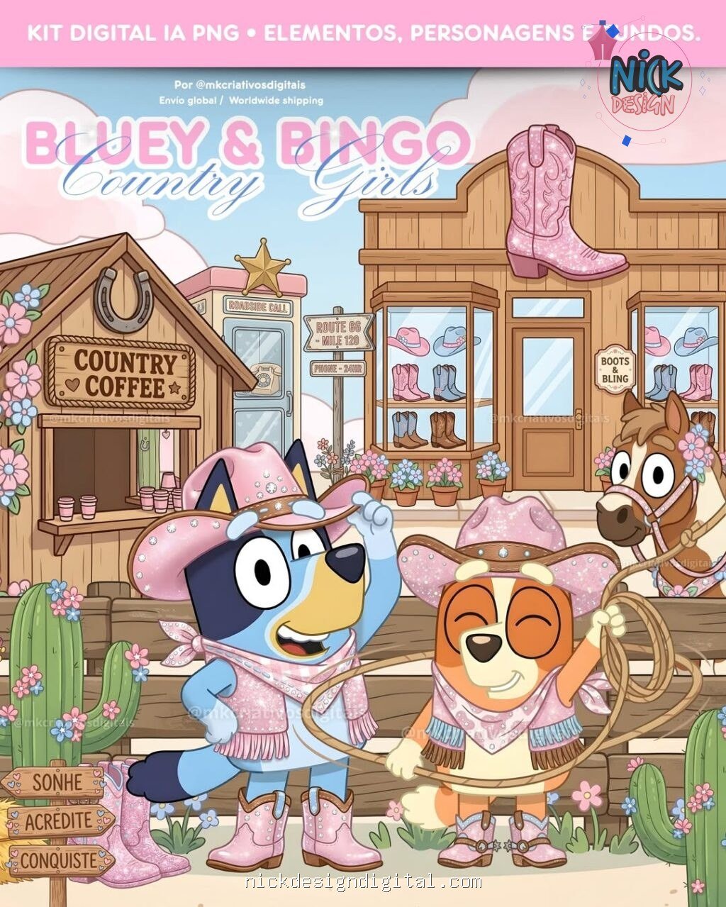 Bluey & Bingo - Kit Digital - Imagem 1