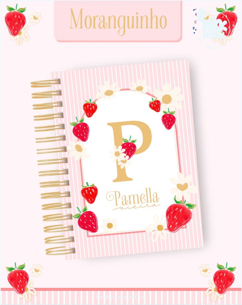 Alfabeto Moranguinho - Agendas | Planners 2026 (Pamella)