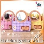 3 Bolsas com alça M 18x17x6 cm – Dia das Mães