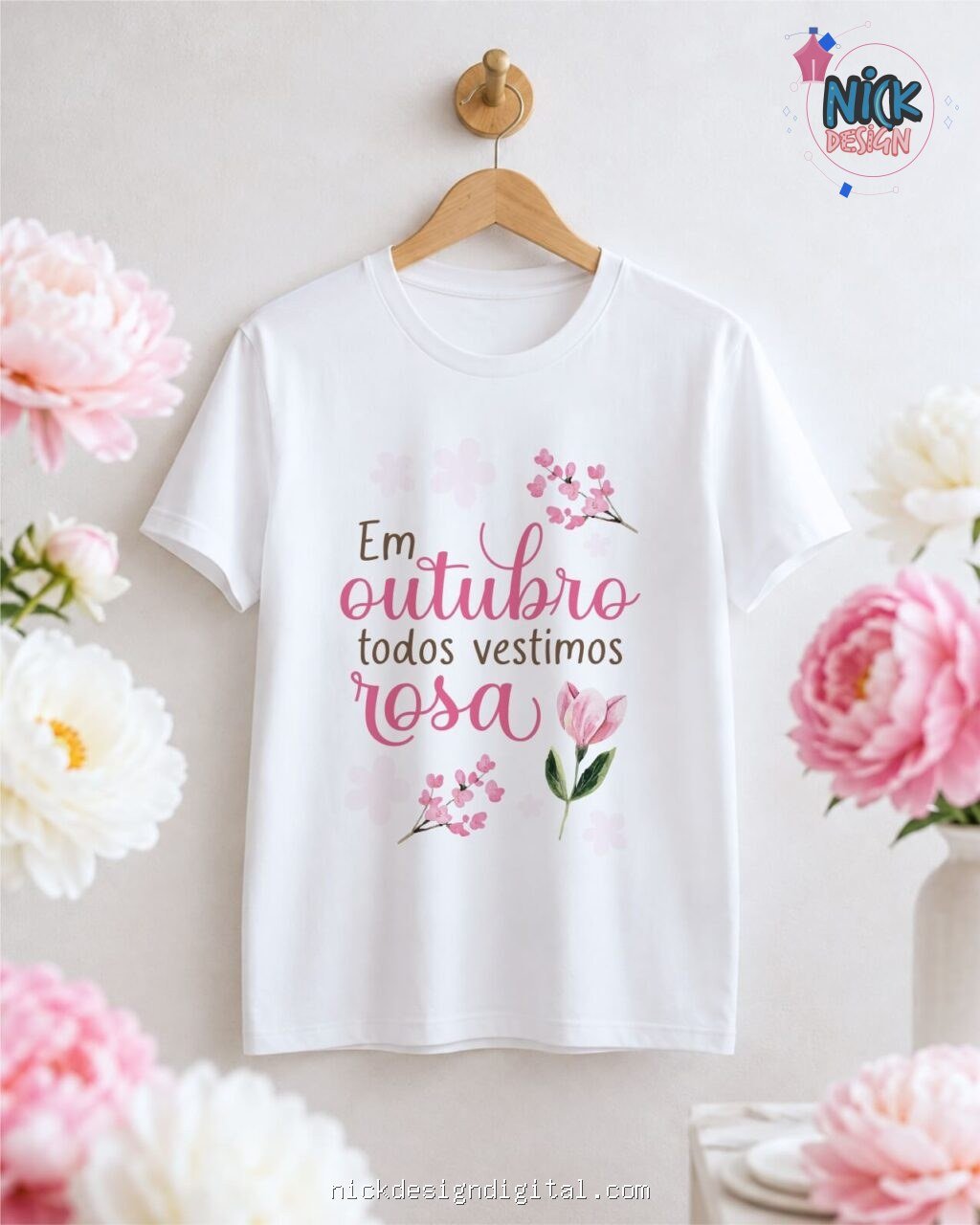 Kit Camisas Outubro Rosa V7 - Imagem 3