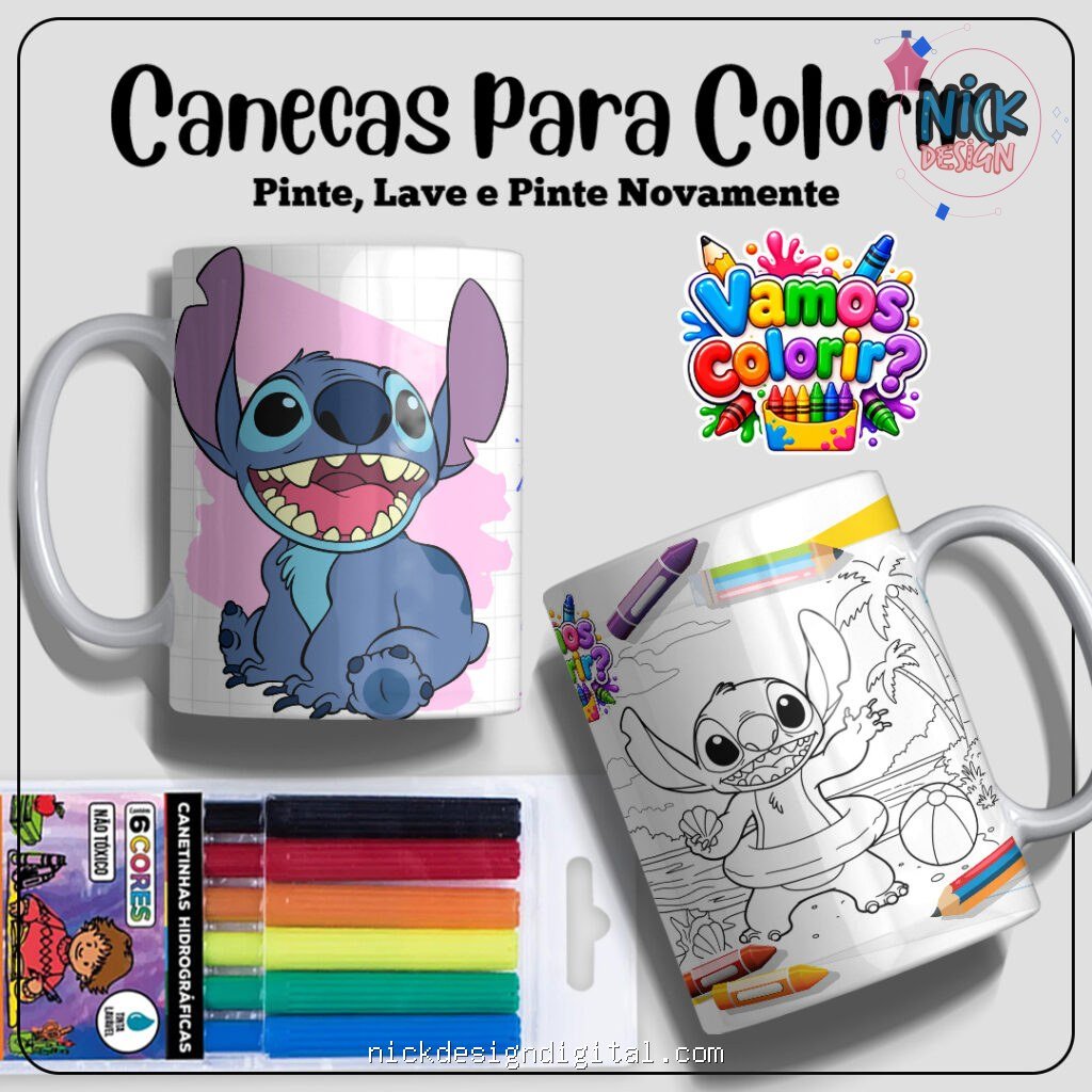 Coleção Dia das Crianças para colorir 2026 - Imagem 19