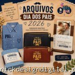 Dia dos Pais 2026 (Desenhitos da Jana)