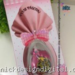 Card Blister Ovo - Páscoa Rosa