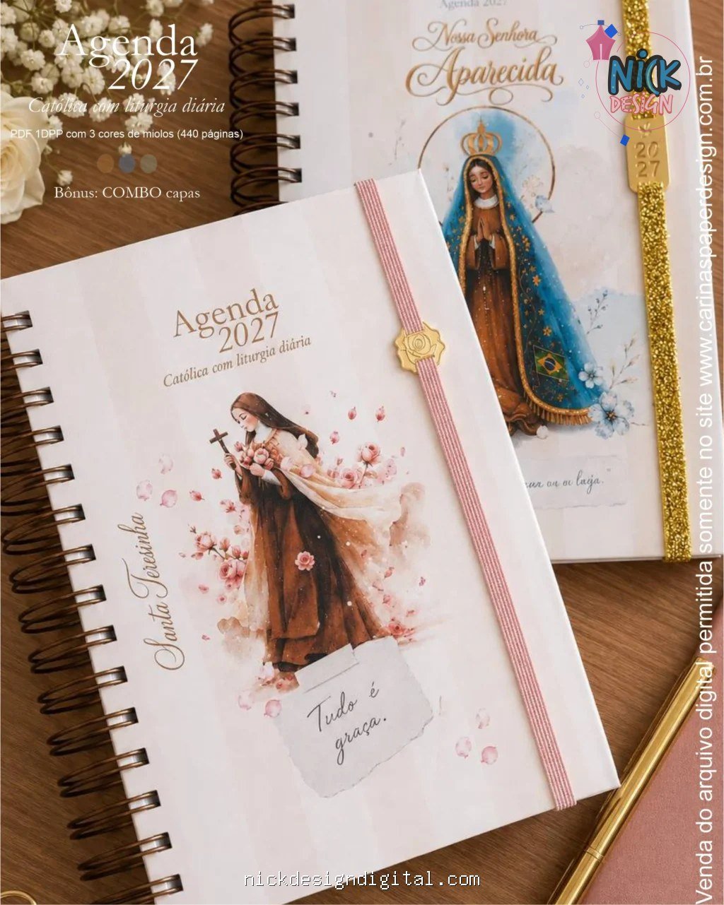 Agenda Liturgia Diária 2027 1DPP + COMBO capas - Imagem 1