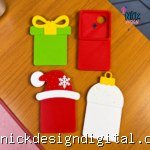 Porta Calendário Natalino (Arquivo Impressão 3D)