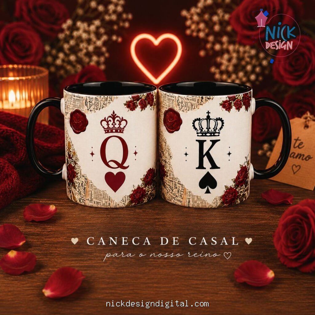 Pack Namorados - Artes Caneca no Canva - Imagem 9