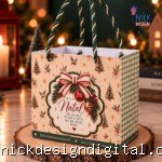 Sacola para Caneca de Natal