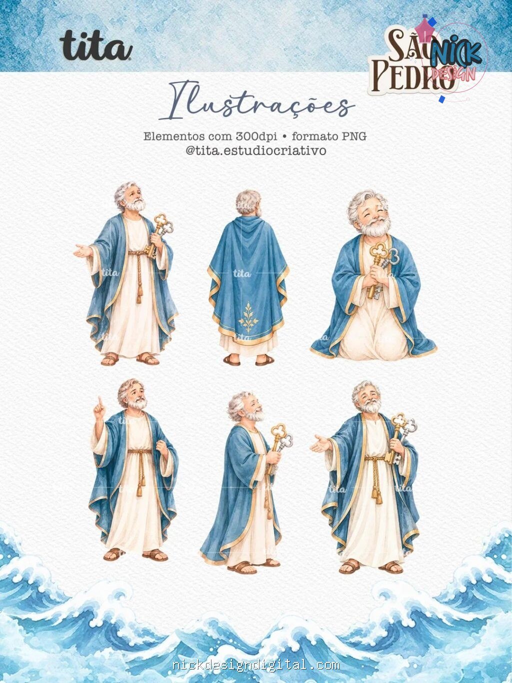 Santos - São Pedro - Ilustrações (Tita) - Imagem 4