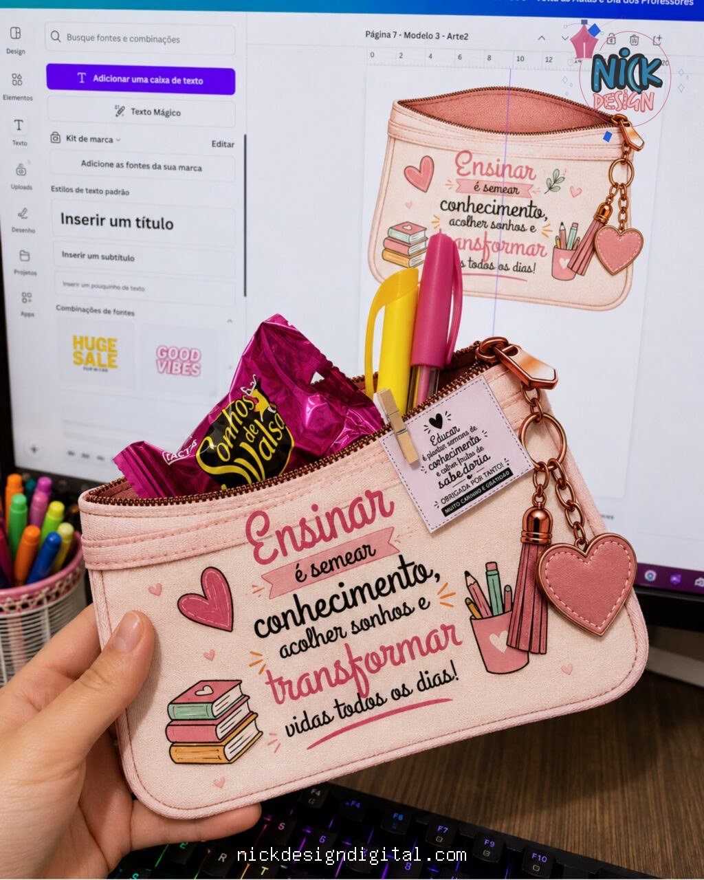 Envelope Estojo - Professores e Volta às Aulas - Imagem 3