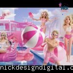 Barbie Pool Party - Kit Digital