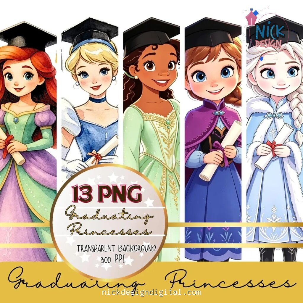 Princesas Disney Formatura - Kit Digital - Imagem 1