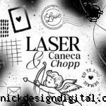 Coleção Laser e Caneca Chopp - Namorados (Avião Sem Asa)