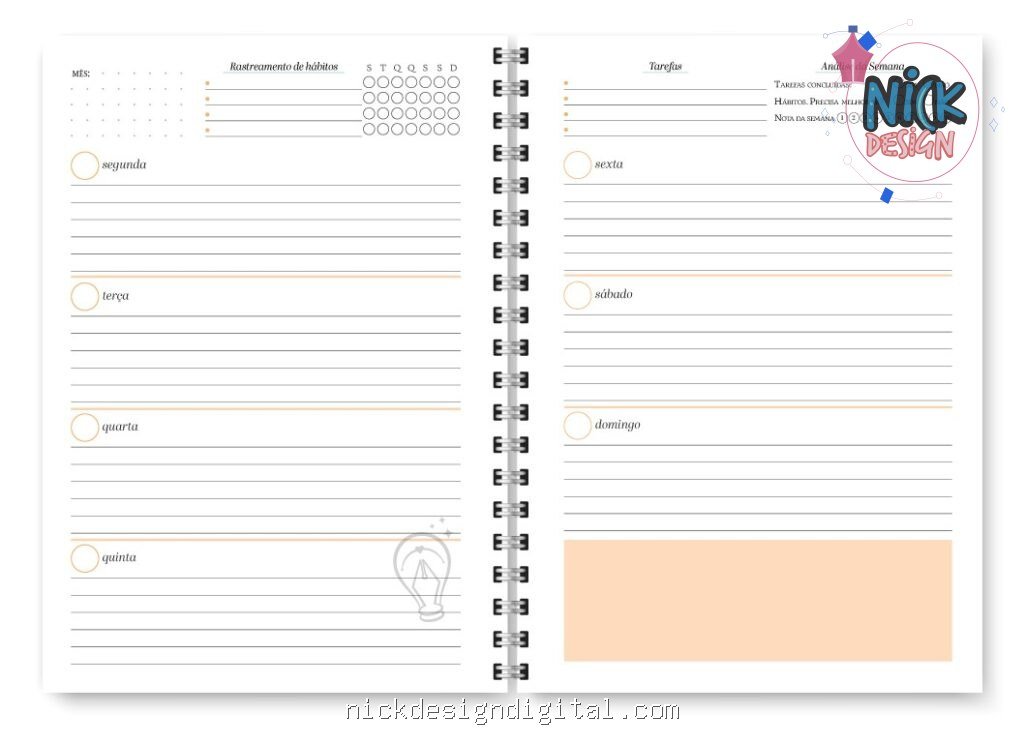 Miolo Planner Spring Permanente (Trilha de Papel) - Imagem 13
