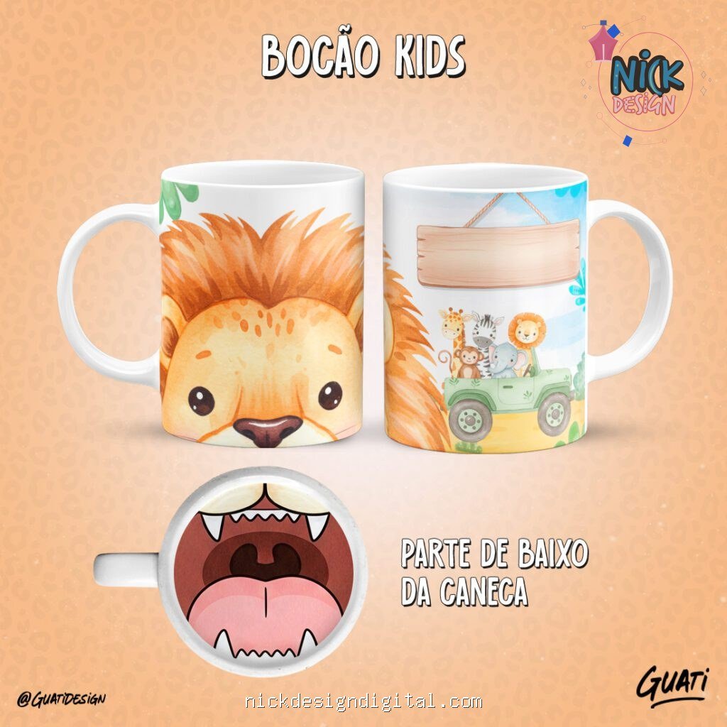 Bocão Kids - Artes para Caneca - Imagem 6
