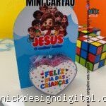 Kit mini cartão Jesus o melhor Amigo