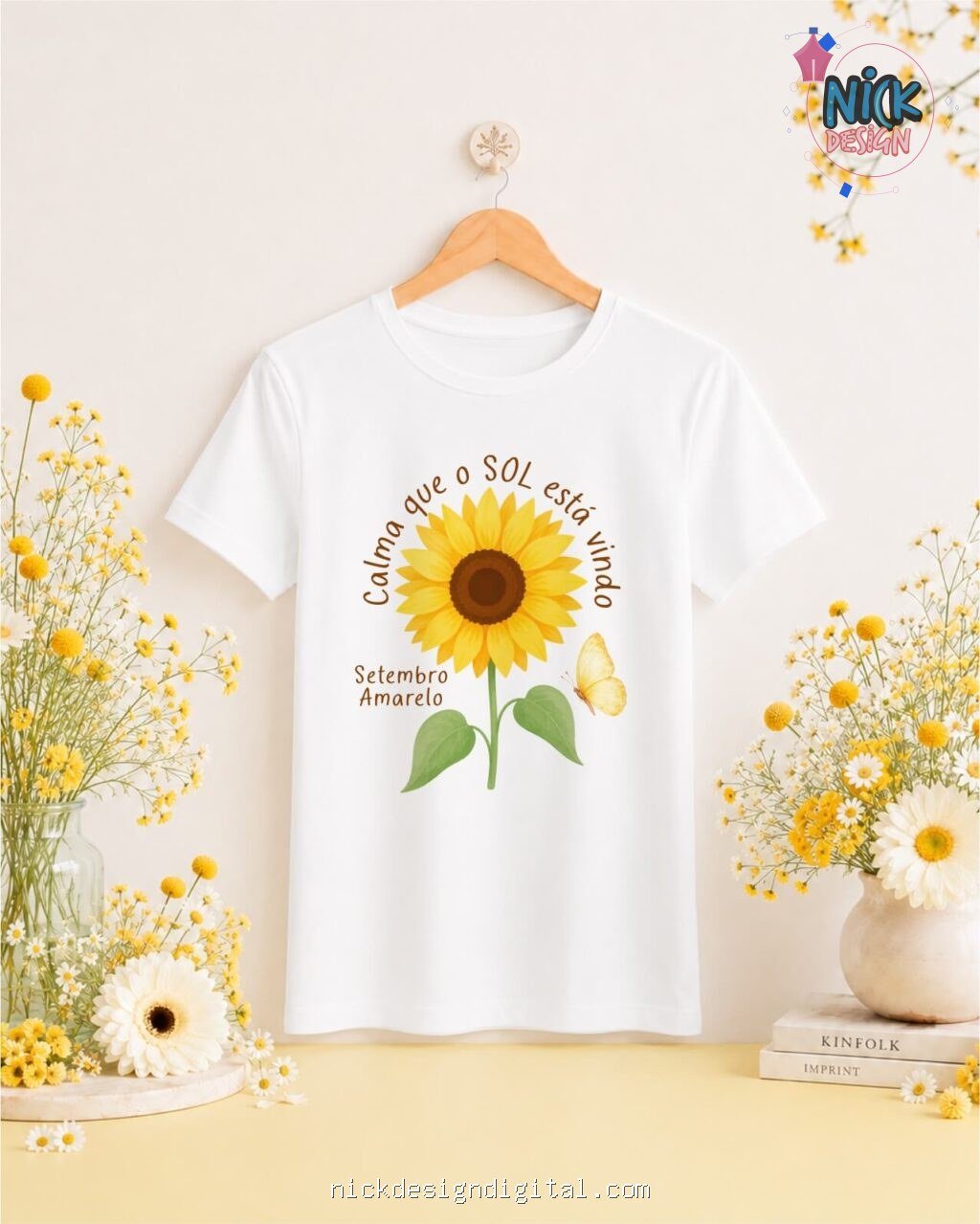 Kit Camisas Setembro Amarelo + Novembro Azul - Imagem 3