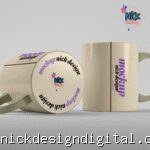 Mockup 2 Canecas - com fundo (PSD)