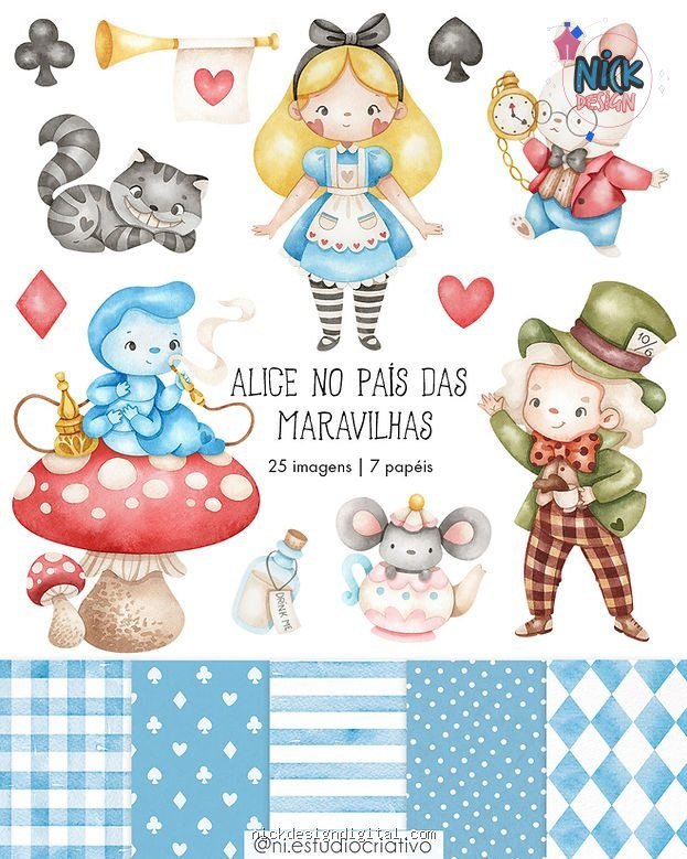 Alice no País das Maravilhas - Kit Digital