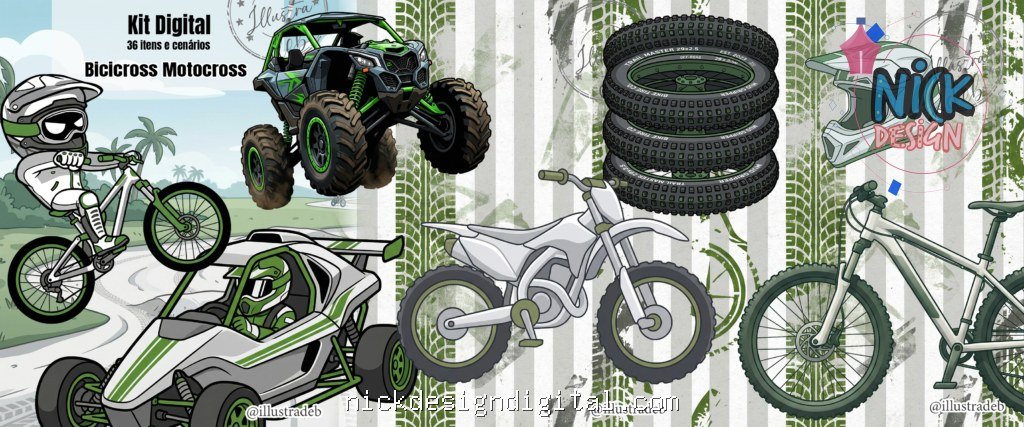 Bicicross Motocross - Kit Digital - Imagem 1