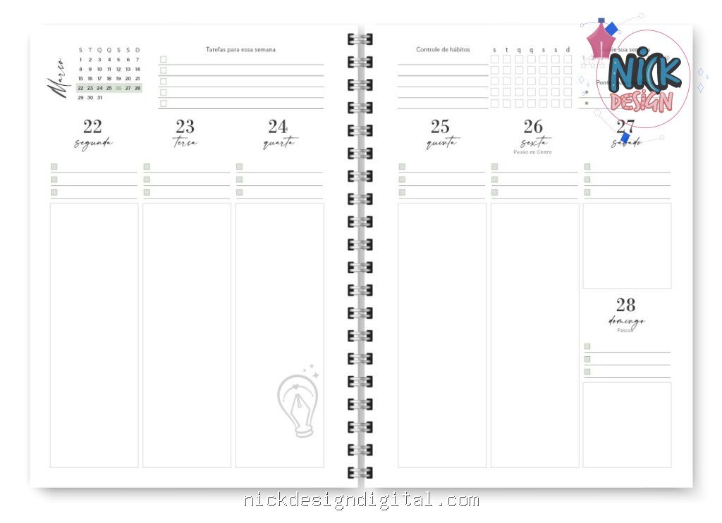 Miolo Planner Joy 2027 (Trilha de Papel) - Imagem 5