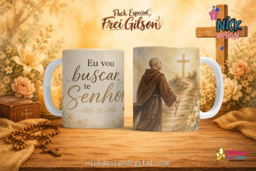 Coleção Frei Gilson - Artes para Canecas - Imagem 20