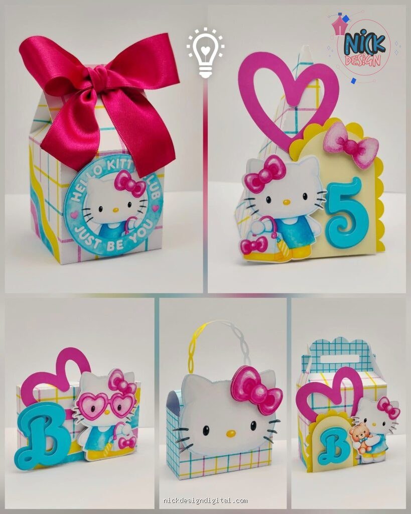 Hello Kitty - Kit Festa Pronta - Imagem 1