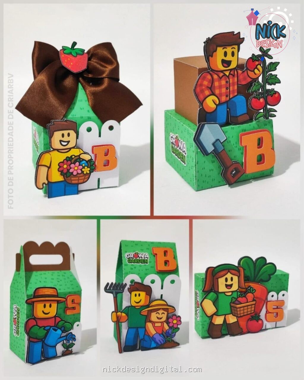 Grow a garden do Roblox - Kit Festa Pronta - Imagem 1