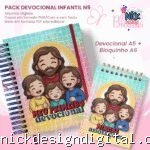 Devocional Infantil A5+Bloquinho A6 N5 (Jana Bicalho)