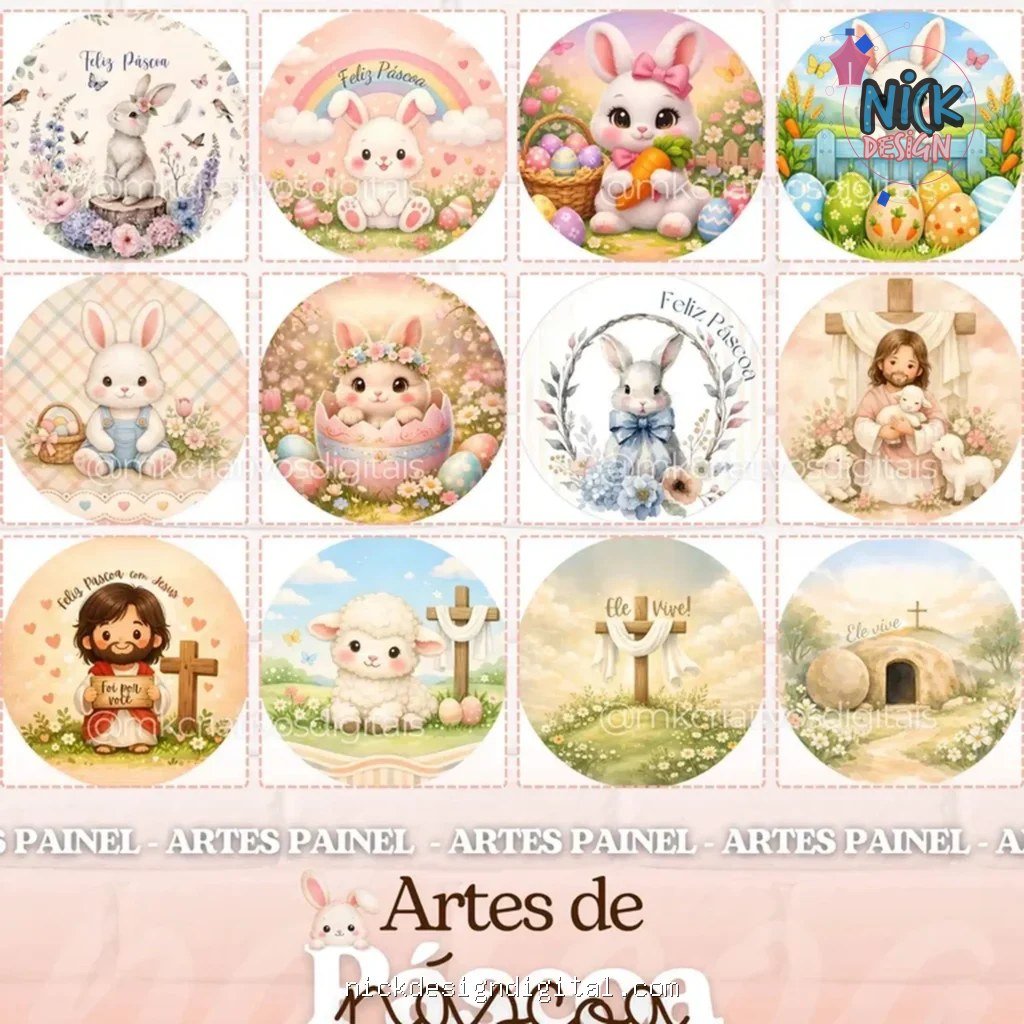 Artes Painel Páscoa - Imagem 3