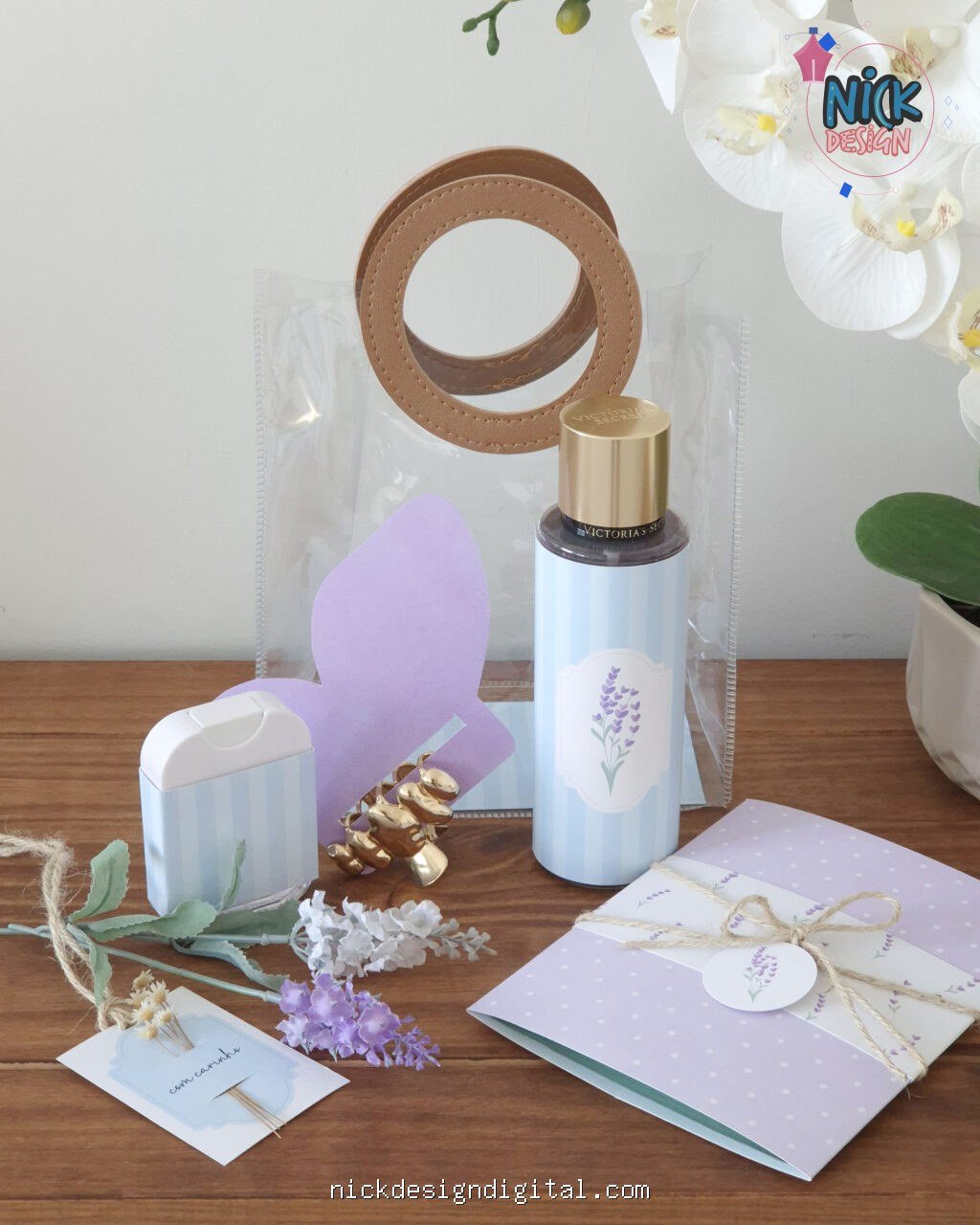 Cesta Tema Lavanda - Imagem 1