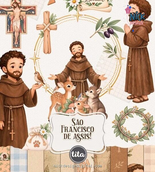 Santos – São Francisco – Ilustrações (Tita)