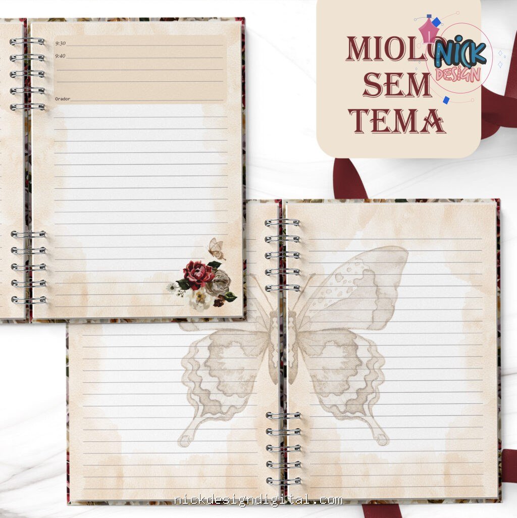 Caderno Congresso 2026 Felicidade Eterna (Bicho Papel) - Imagem 2