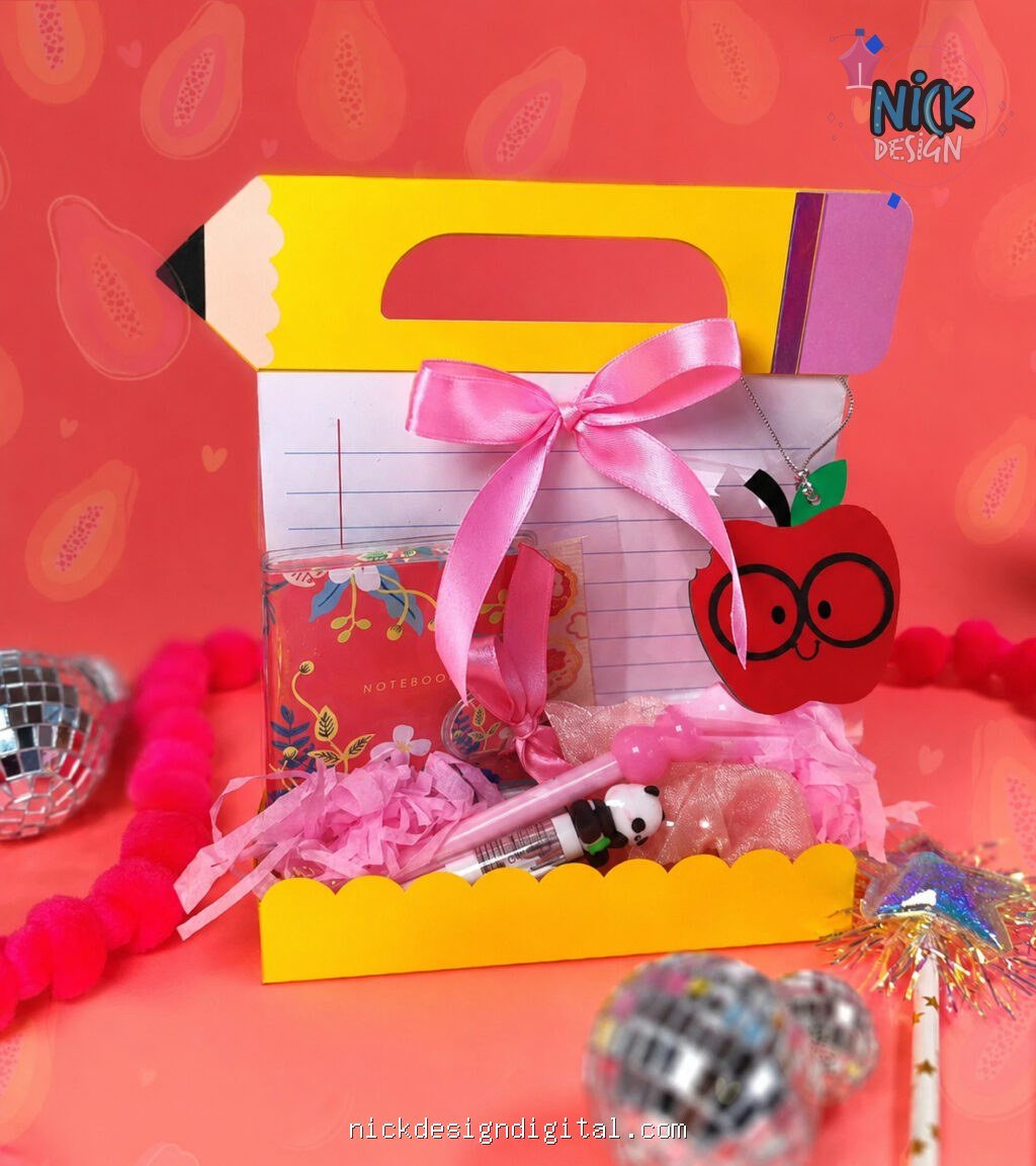 Caixa Dia do Professor (svg e studio) - Imagem 1