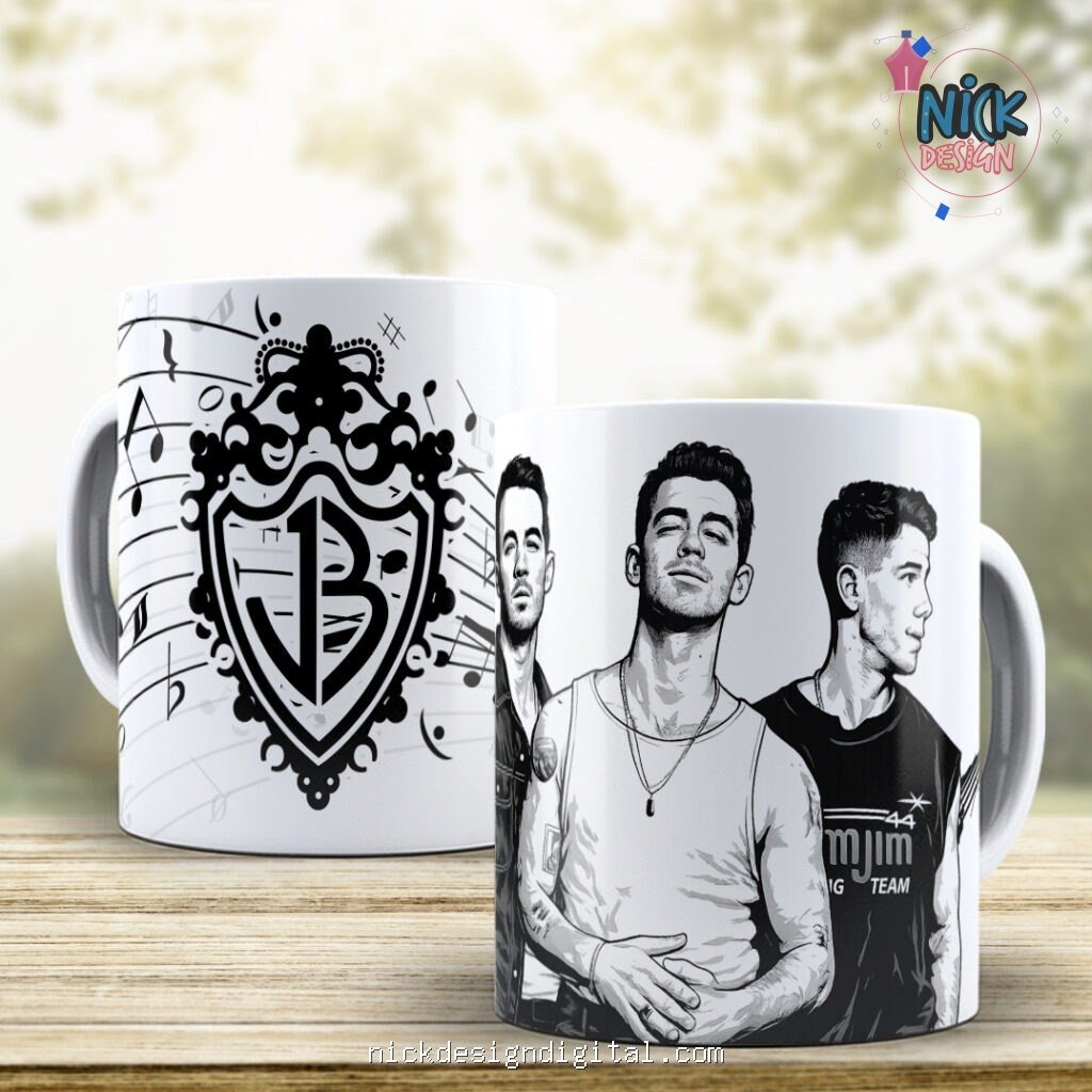 Jonas Brothers - 3 Artes Avulsas Canecas - Imagem 1