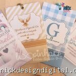 Sachês/Envelopes Aromáticos - Tema Maternidade e Chá Revelação