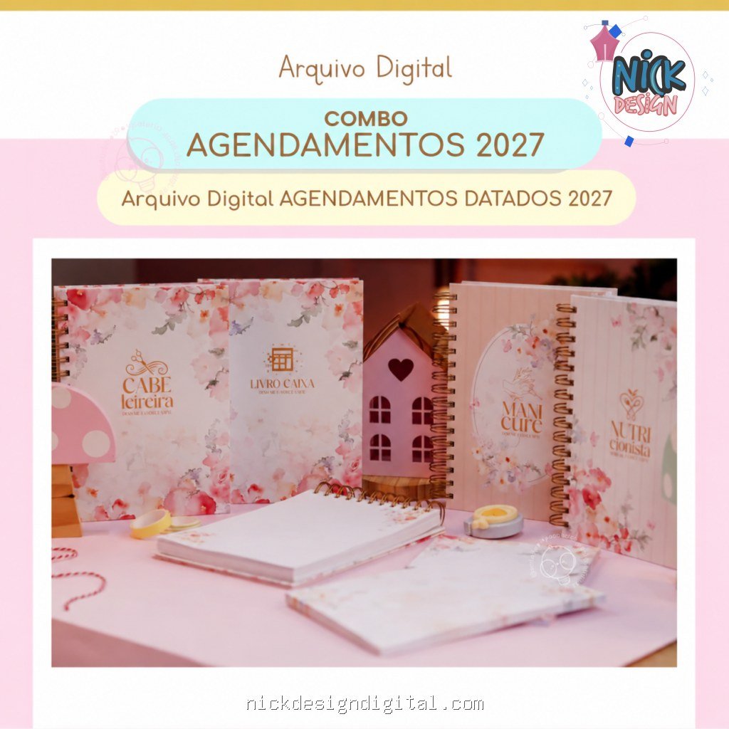 COMBO Agendamentos 2027 (Estúdio G19) - Imagem 1