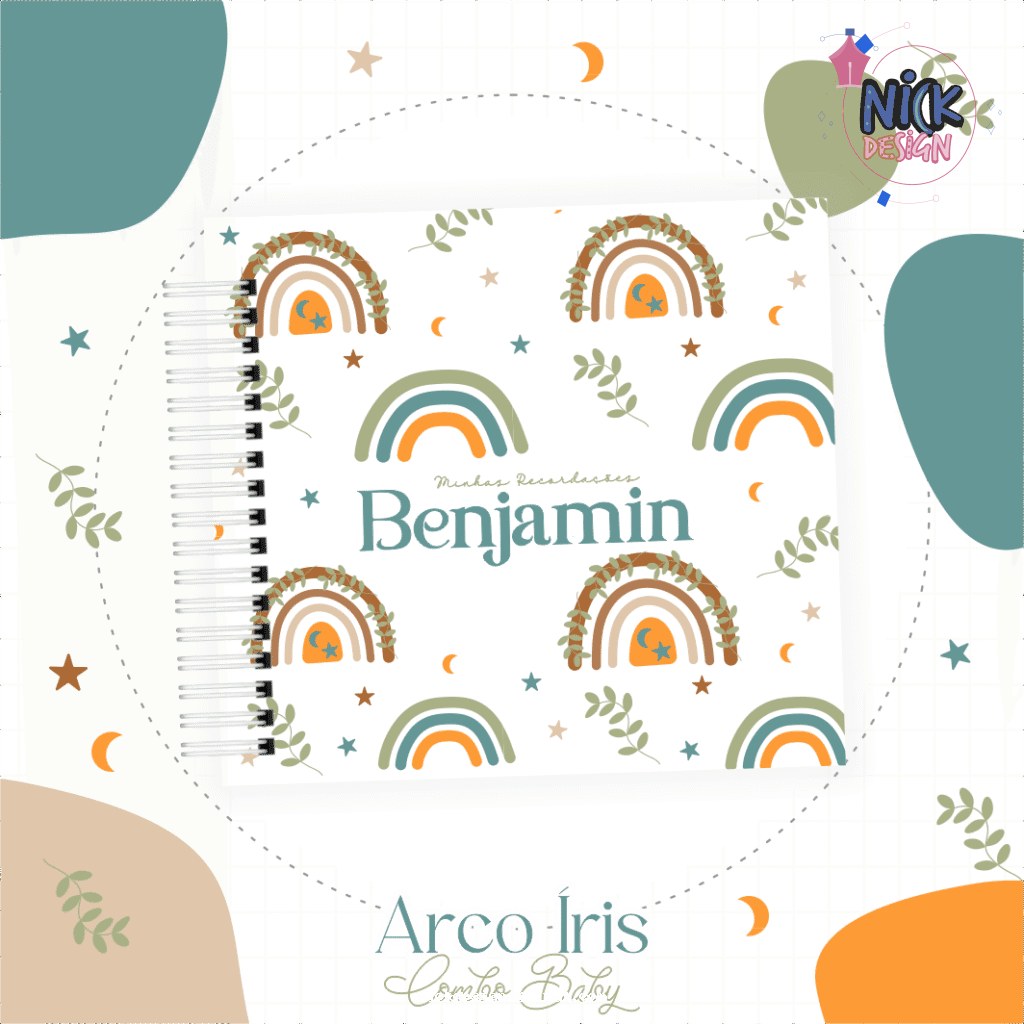 Arco Íris Delicado - Kit Maternidade - Imagem 1