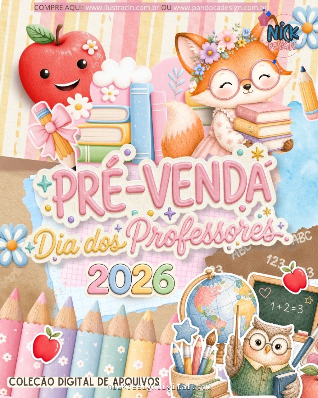 Coleção Dia dos Professores 2026 - PRÉ VENDA (Ilustracin) - Imagem 1