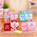 Chaveiro Post-it + Sacola (4 estampas)