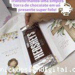 Capa para Barra de Chocolate - Páscoa