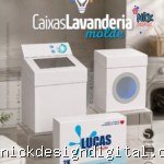 Molde Máquinas de Lavar Roupas + Caixa Sabão