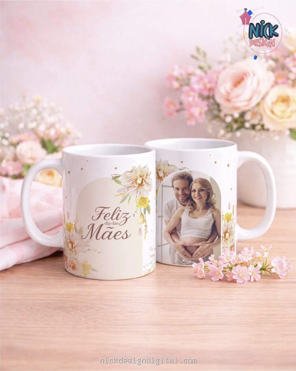 Dia das Mães V7 COM FOTO - Artes Canecas - Imagem 19