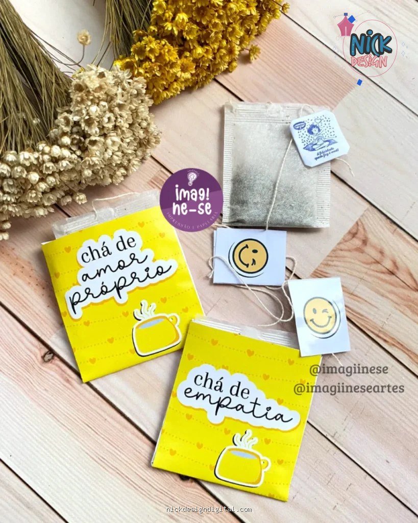 Molde Porta Chá - Setembro Amarelo - Imagem 1