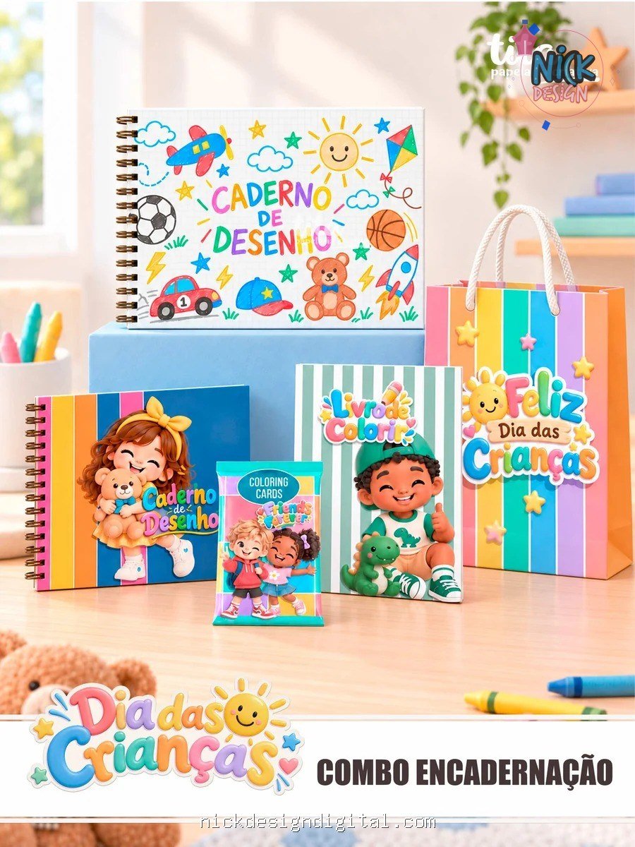Dia das Crianças 2026 - Combo Encadernação (Tita) - Imagem 1