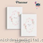 Planner Coleção Laços & Rosas Costura (Perfeito Miolo)